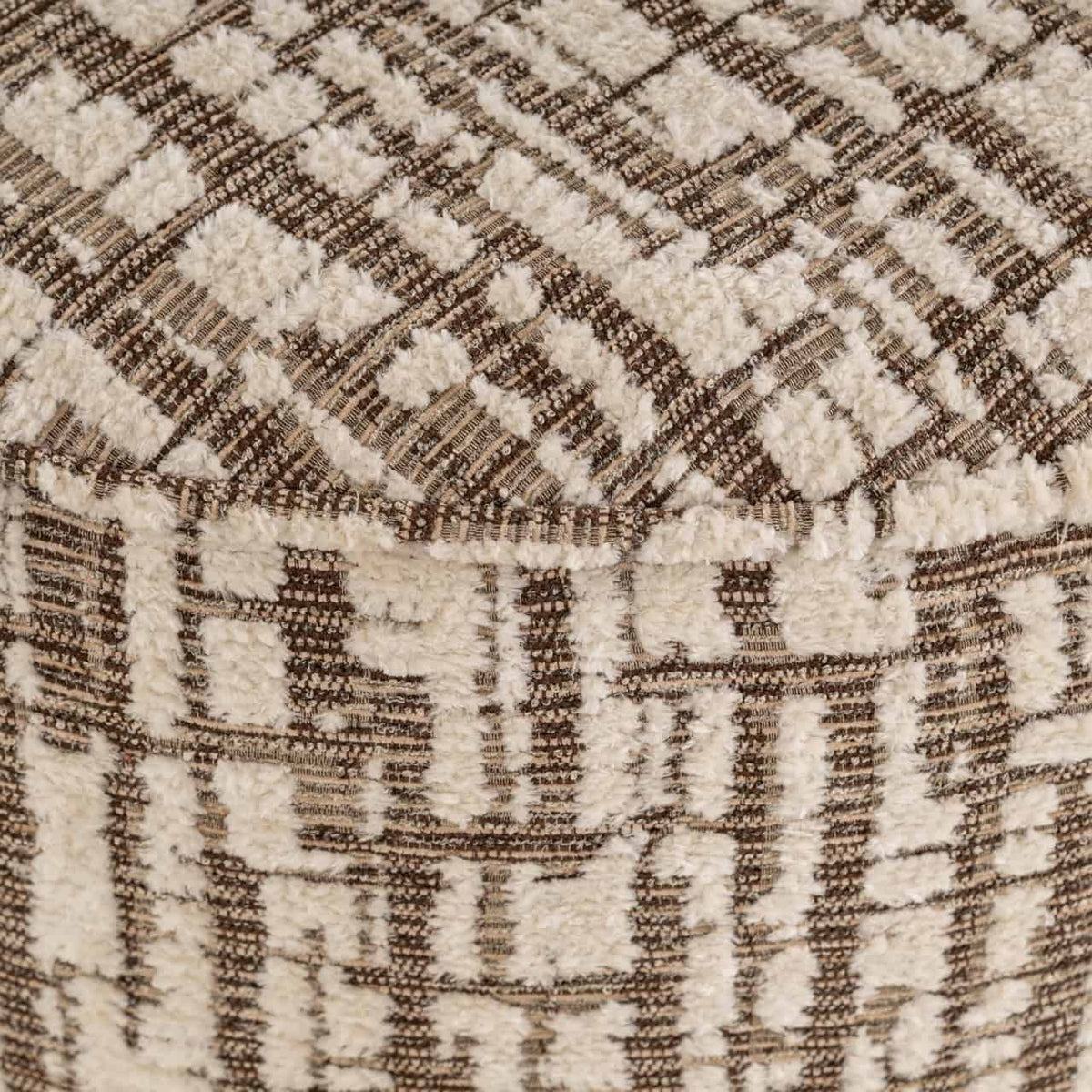 Pouffe & Footstool Lexie cream 70Ã˜