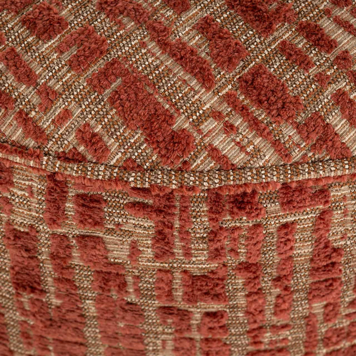 Pouffe & Footstool Lexie terra 70Ã˜