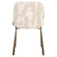 Dining chair Lana beige graffic (Set of 2)