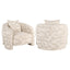 Lounge chair Tuscany beige graffic