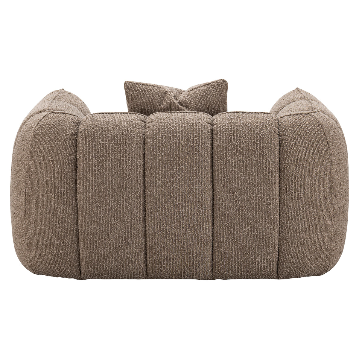 Lounge chair Hogan mocca chunky fire retardant