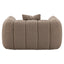 Lounge chair Hogan mocca chunky fire retardant