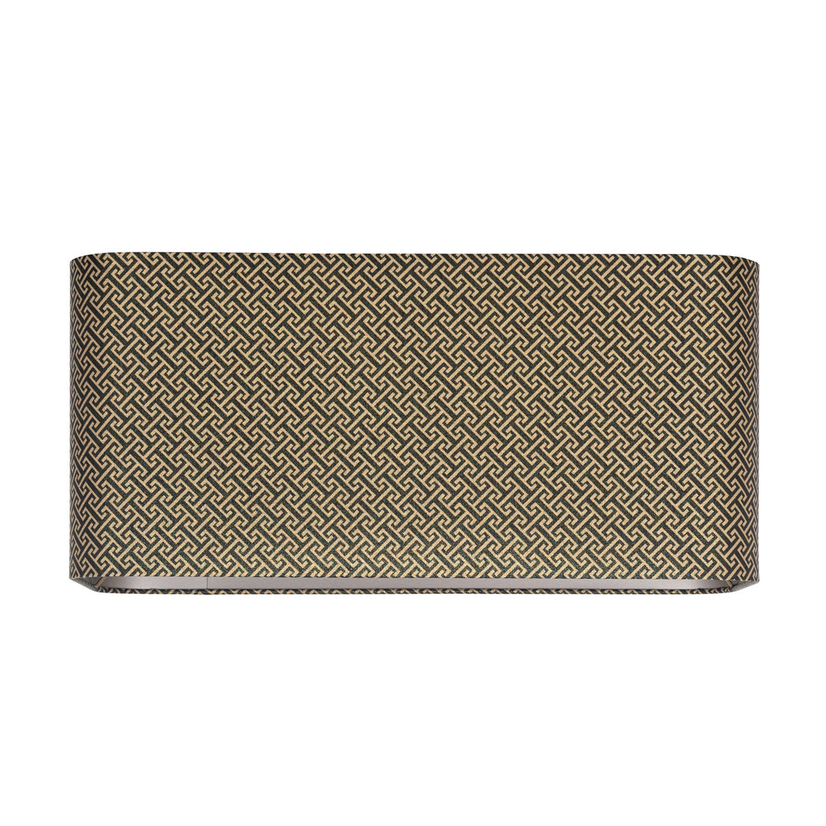 Lampshade Geo black rectangular
