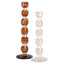 Candle holder Lowan brown large