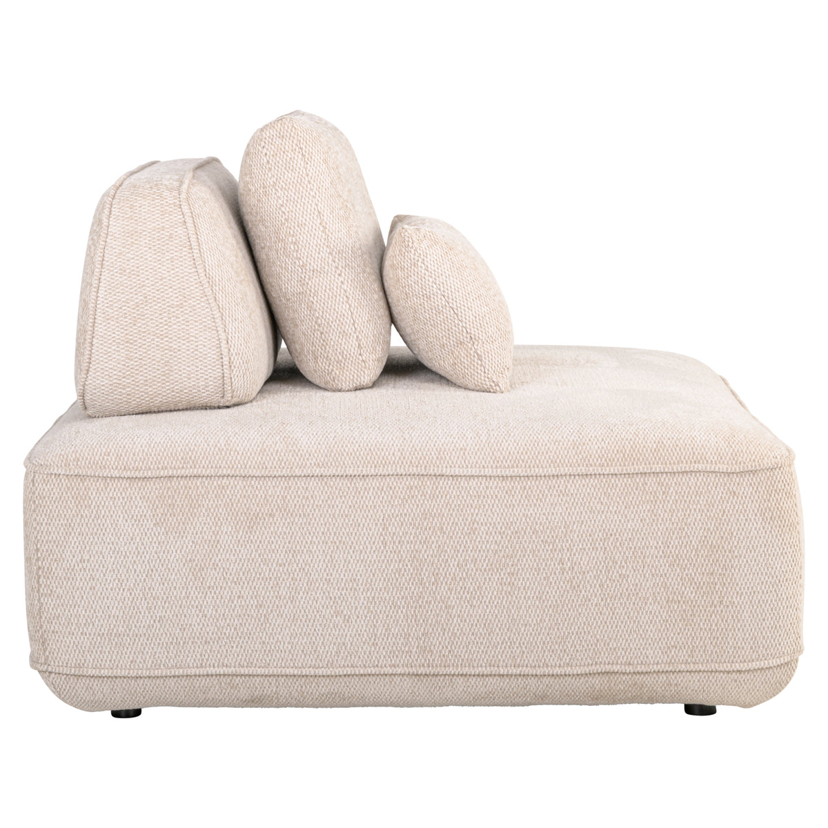 Sofa Tudor natural boldweave 1-seater movable backrest