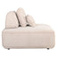 Sofa Tudor natural boldweave 1-seater movable backrest