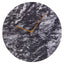 Lamonte 30cm Dia Black Marble Wall Clock