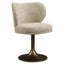 Dining chair Amely natural softweave swivel