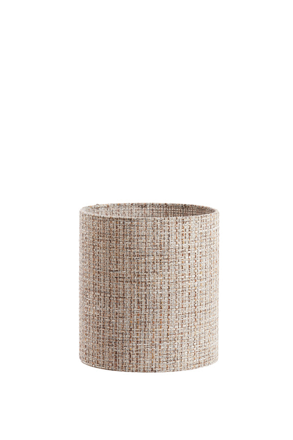 Shade cylinder 25-25-27 cm OKAVI light brown