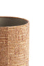 Shade cylinder 25-25-27 cm OSIRE terra-brown