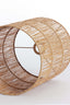 Shade cylinder 25-25-30 cm LANZANO raffia natural