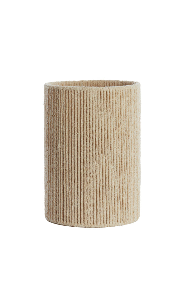 Shade cylinder 25-25-36 cm MEDANA chenille cream