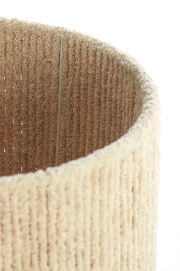 Shade cylinder 25-25-36 cm MEDANA chenille cream