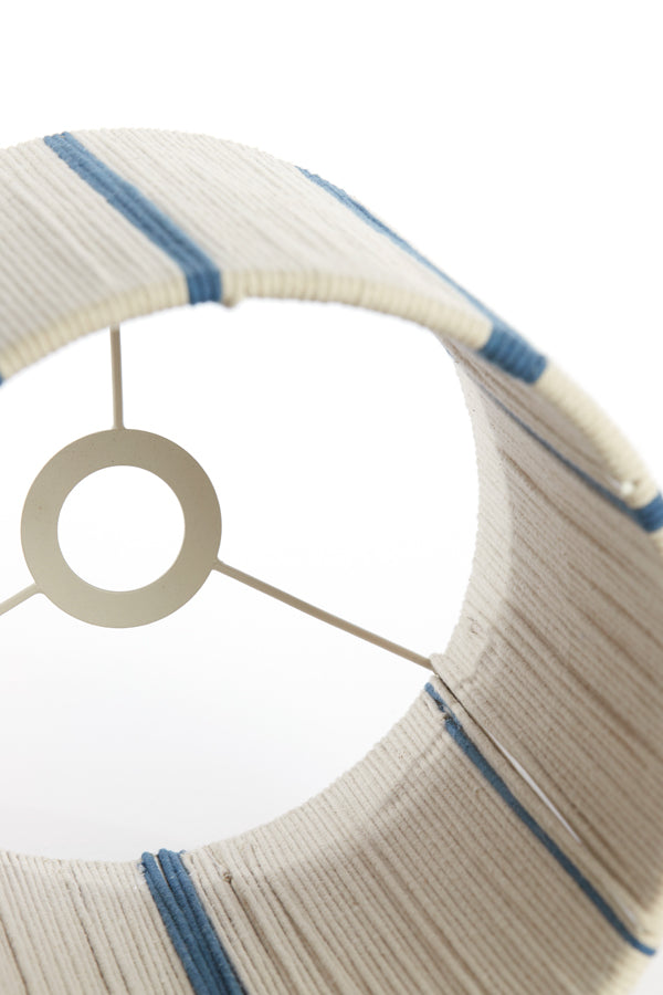 Shade cylinder 25-25-36 cm MEDAN cream+blue