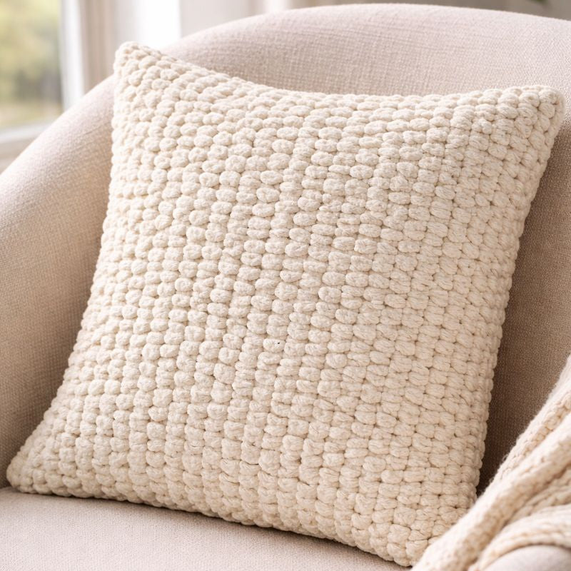 Malini Tuffra Ivory Cushion
