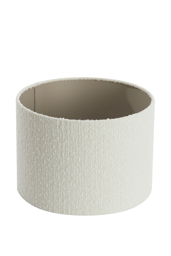 Shade cylinder 30-30-21 cm BOLERO white