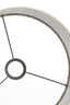 Shade cylinder 30-30-21 cm BOLERO white