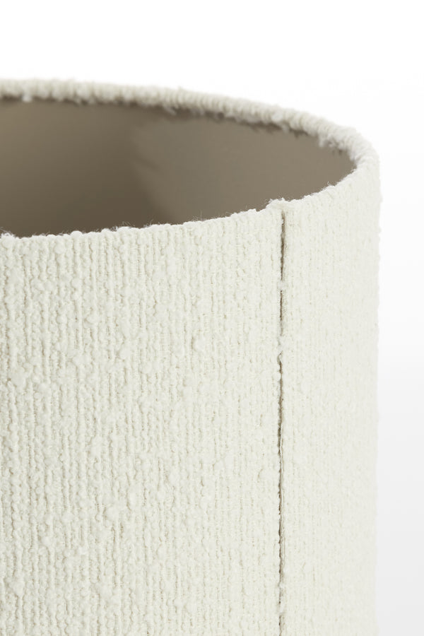 Shade cylinder 30-30-21 cm BOLERO white