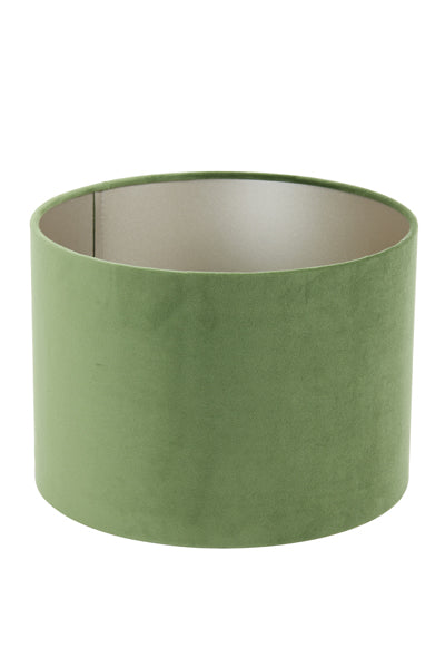 Shade cylinder 30-30-21 cm VELOURS dusty green