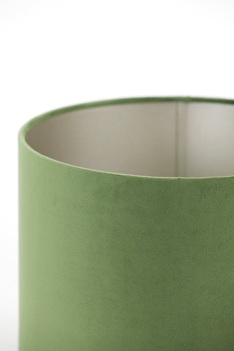 Shade cylinder 30-30-21 cm VELOURS dusty green