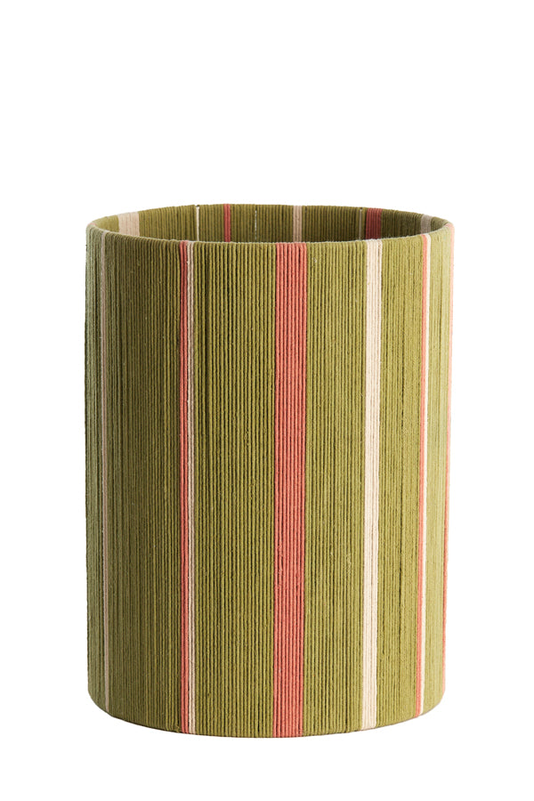 Shade cylinder 30-30-40 cm MEDAN green+pink+cream