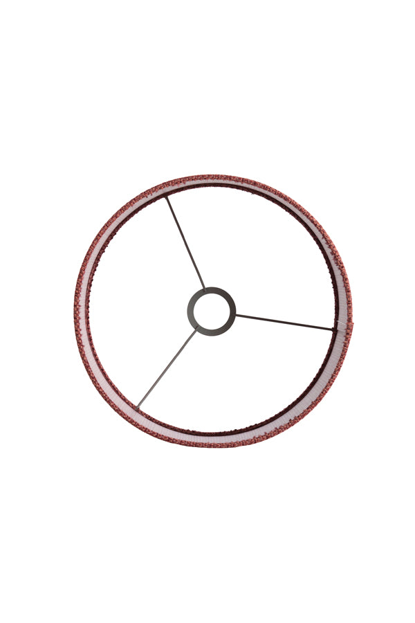 Shade cylinder 30-30-21 cm BLUSH red