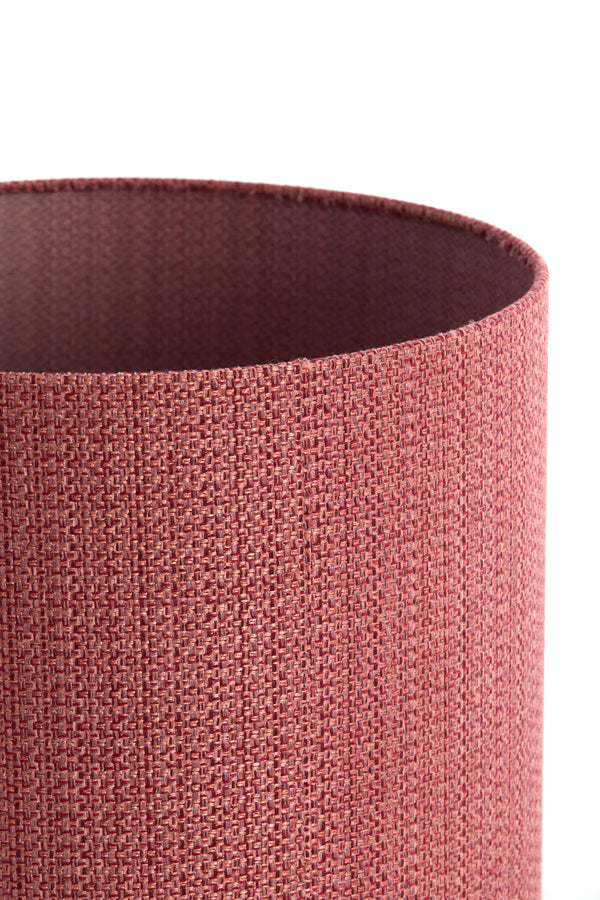 Shade cylinder 30-30-21 cm BLUSH red
