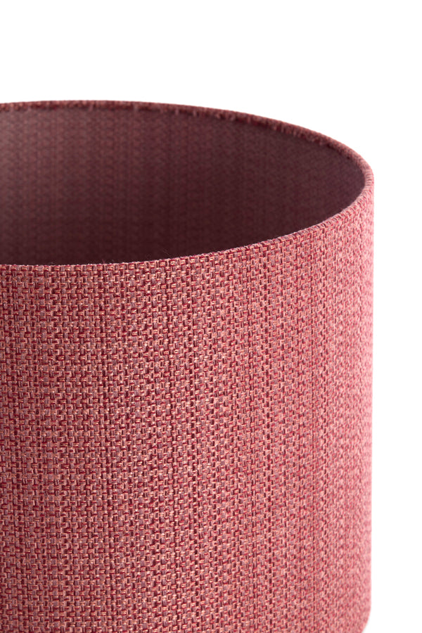 Shade cylinder 30-30-21 cm BLUSH red