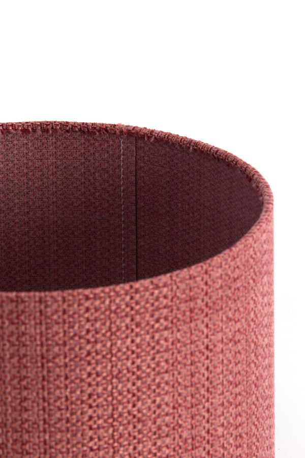 Shade cylinder 30-30-21 cm BLUSH red