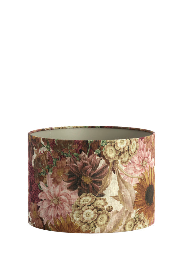 Shade cylinder 30-30-21 cm ROSEWOOD white