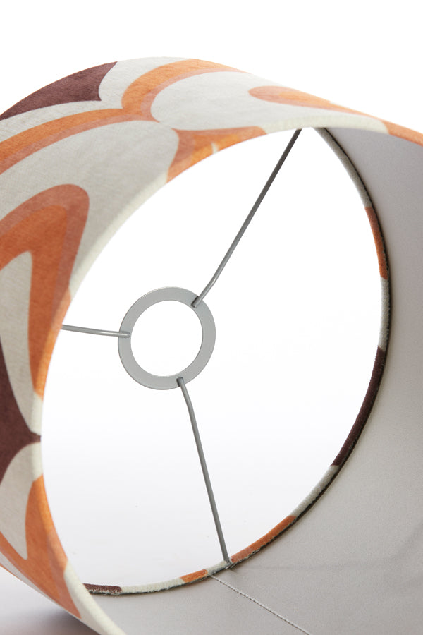 Shade cylinder 30-30-21 cm COOKIE brown