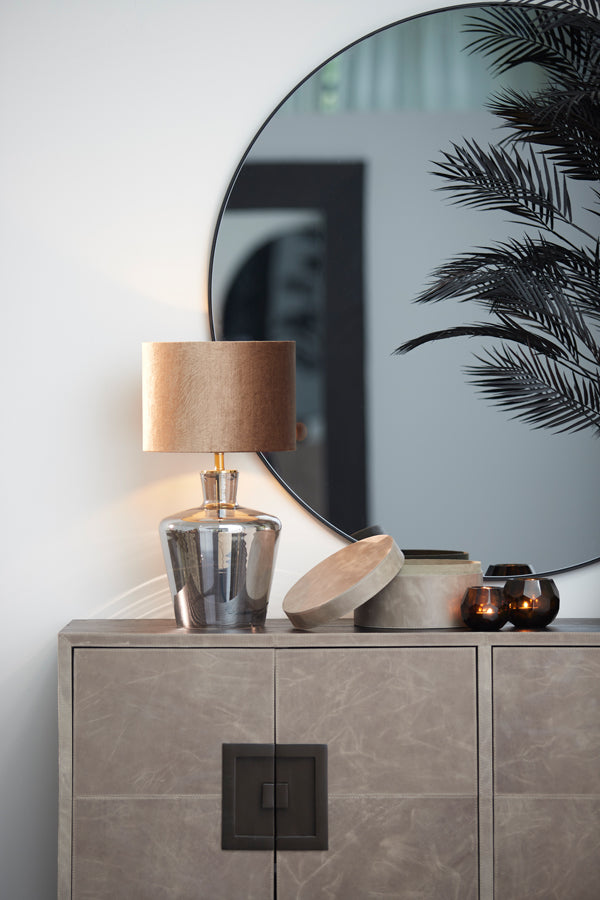 Shade cylinder 30-30-21 cm LUBIS brown