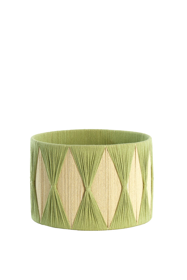 Shade cylinder 30-30-21 cm HANNAH green+mint green