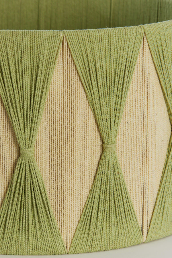 Shade cylinder 30-30-21 cm HANNAH green+mint green