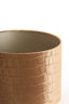 Shade cylinder 30-30-21 cm PRAYA brown