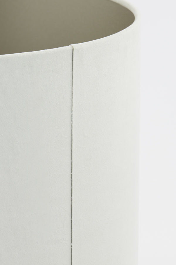 Shade cylinder 30-30-21 cm VELOURS off white