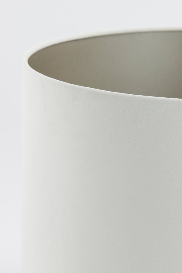 Shade cylinder 30-30-21 cm VELOURS off white