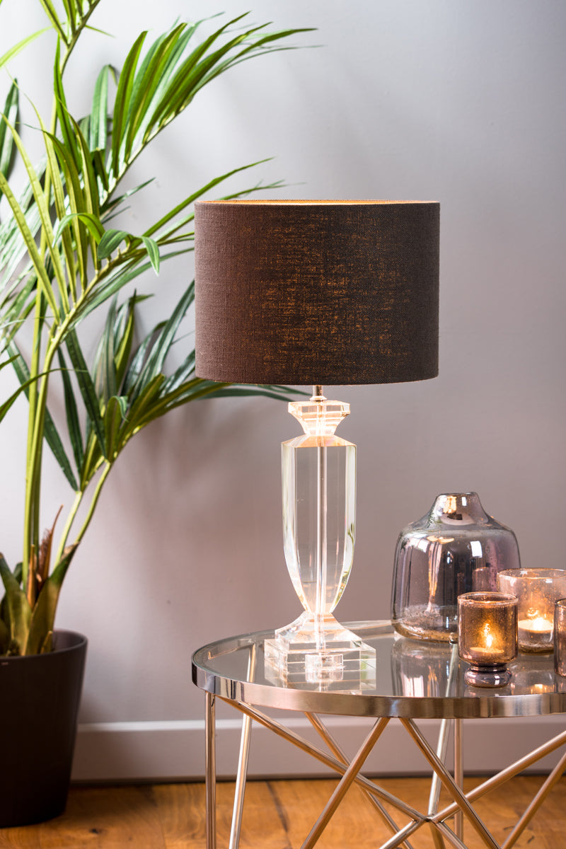 Shade cylinder 30-30-21 cm LIVIGNO anthracite