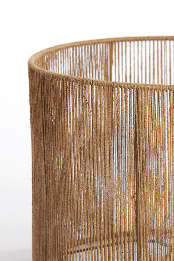 Shade cylinder 30-30-21 cm TOSSA jute natural
