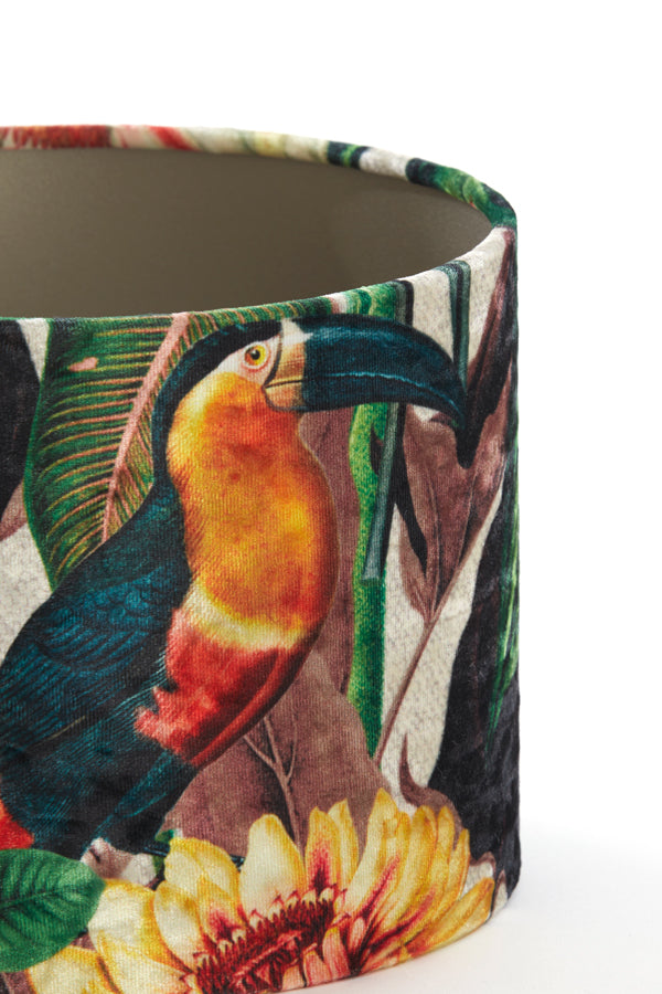 Shade cylinder 30-30-21 cm DAHLIA green