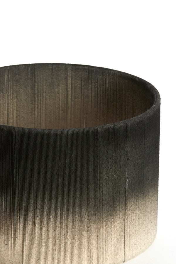 Shade cylinder 30-30-21 cm TOSSA black-cream