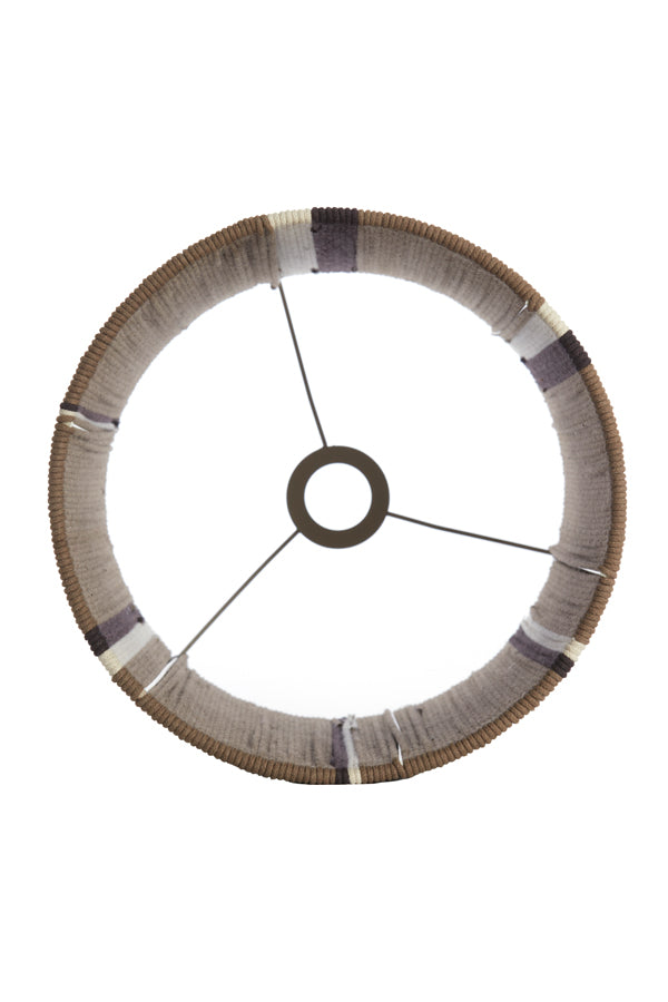 Shade cylinder 30-30-40 cm MEDAN brown+cream+dark brown