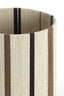 Shade cylinder 30-30-40 cm MEDAN cream+brown+dark brown