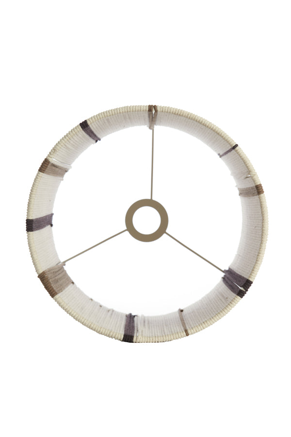 Shade cylinder 30-30-40 cm MEDAN cream+brown+dark brown