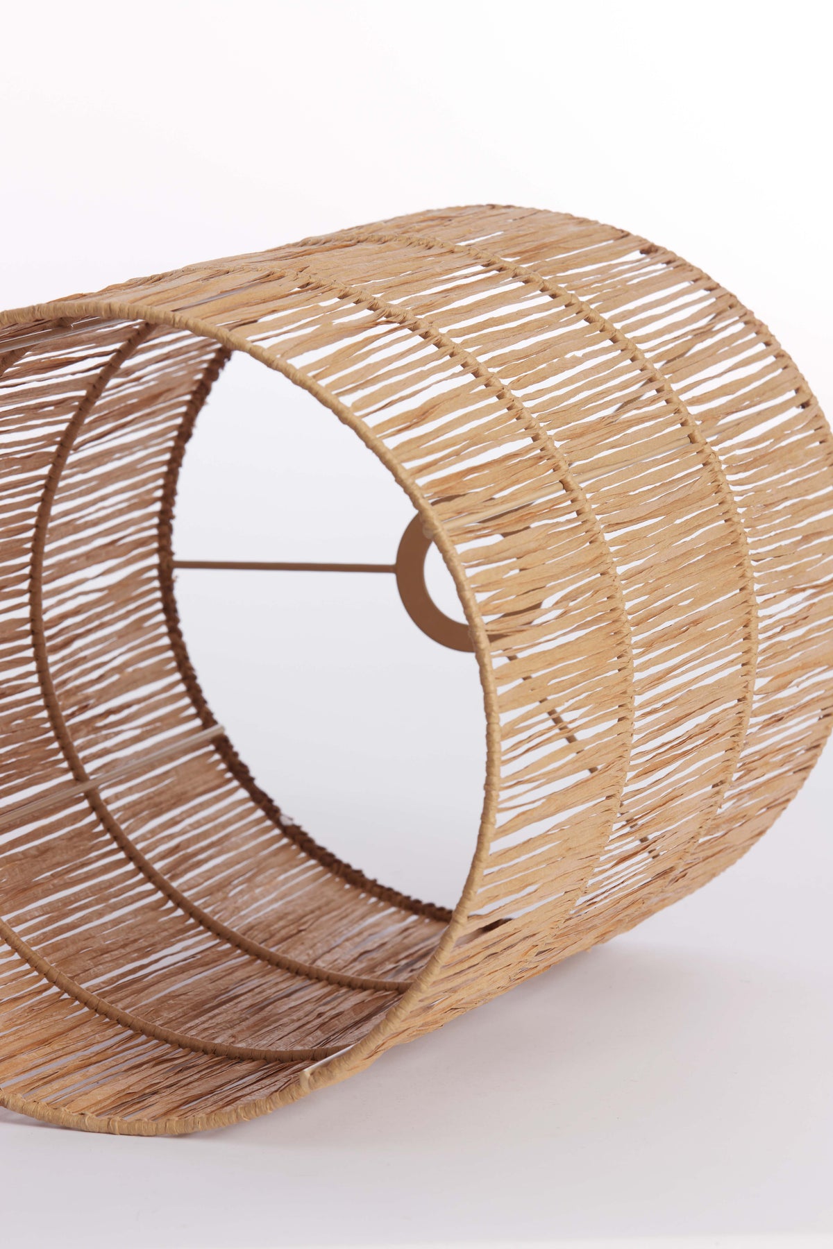Shade cylinder 30-30-40 cm LANZANO raffia natural