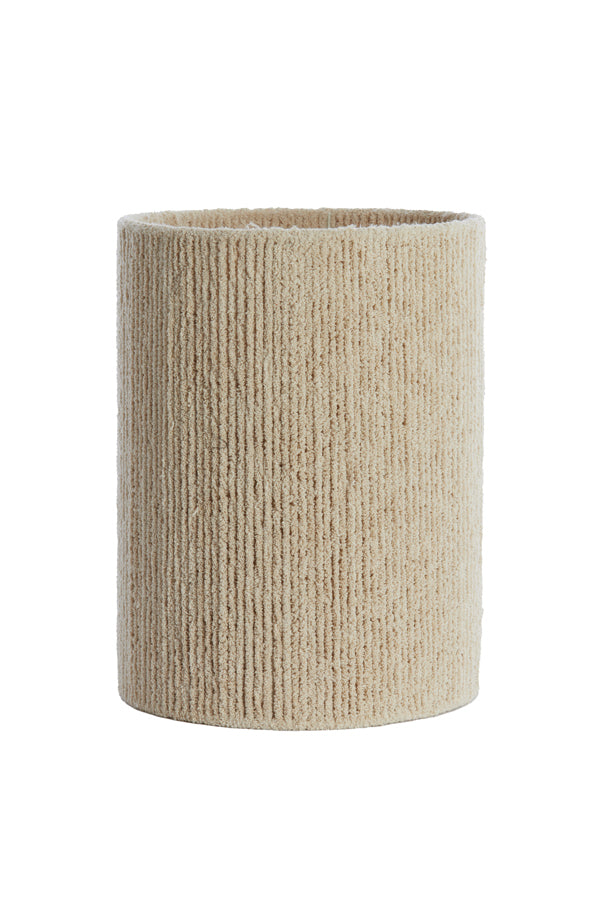 Shade cylinder 30-30-40 cm MEDANA chenille cream