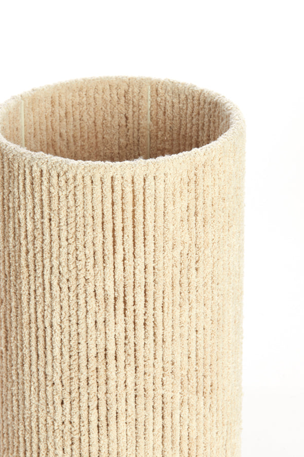Shade cylinder 30-30-40 cm MEDANA chenille cream