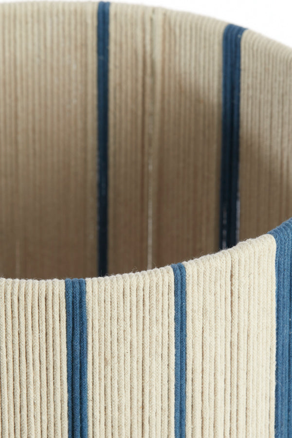 Shade cylinder 30-30-40 cm MEDAN cream+blue