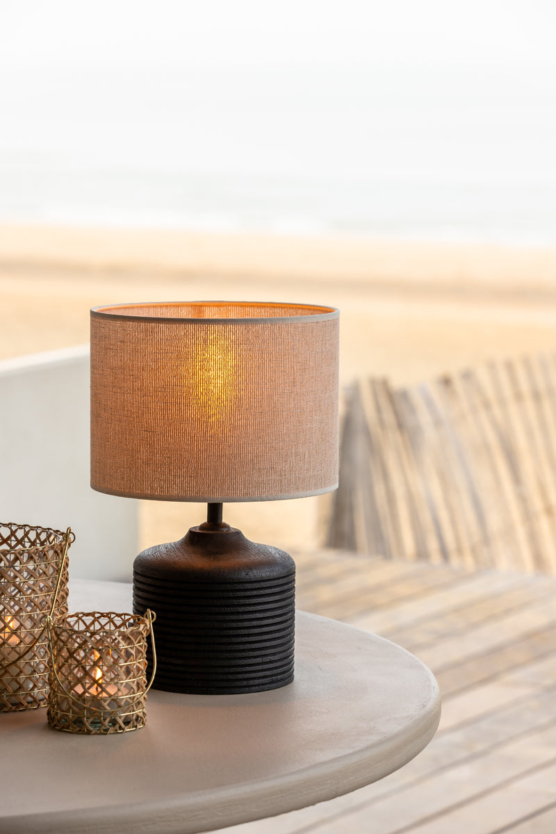 Shade cylinder 35-35-30 cm BRESKA pearl white