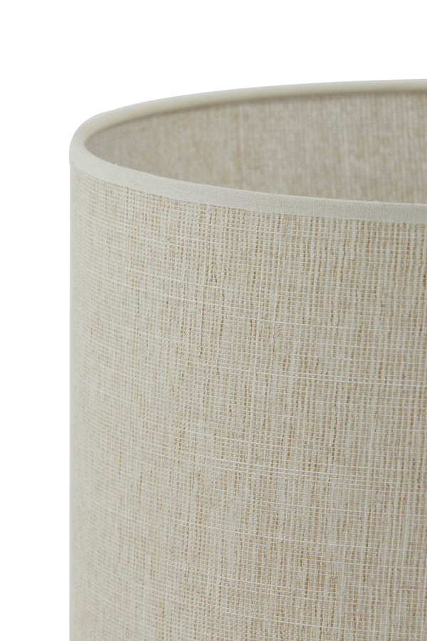 Shade cylinder 35-35-30 cm BRESKA pearl white
